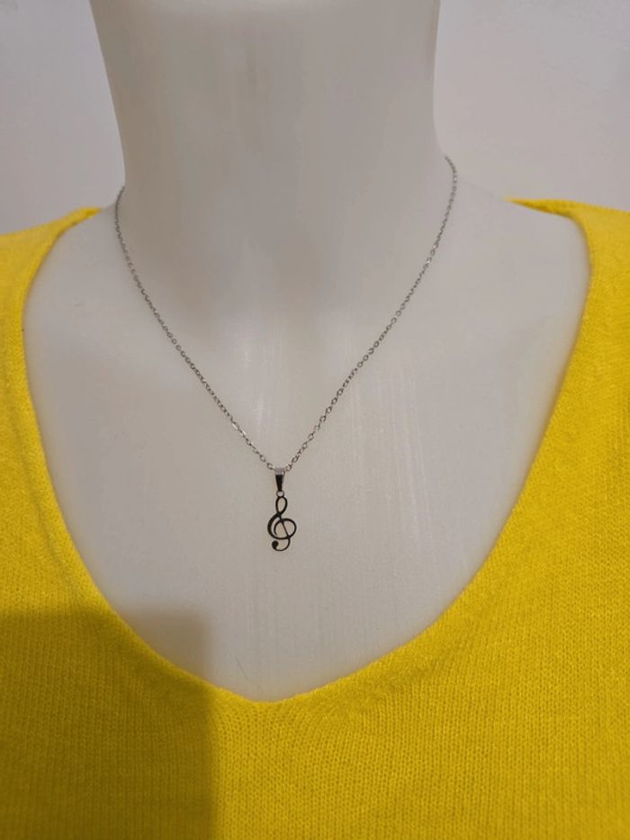 Collier neuf acier inoxydable - photo numéro 2