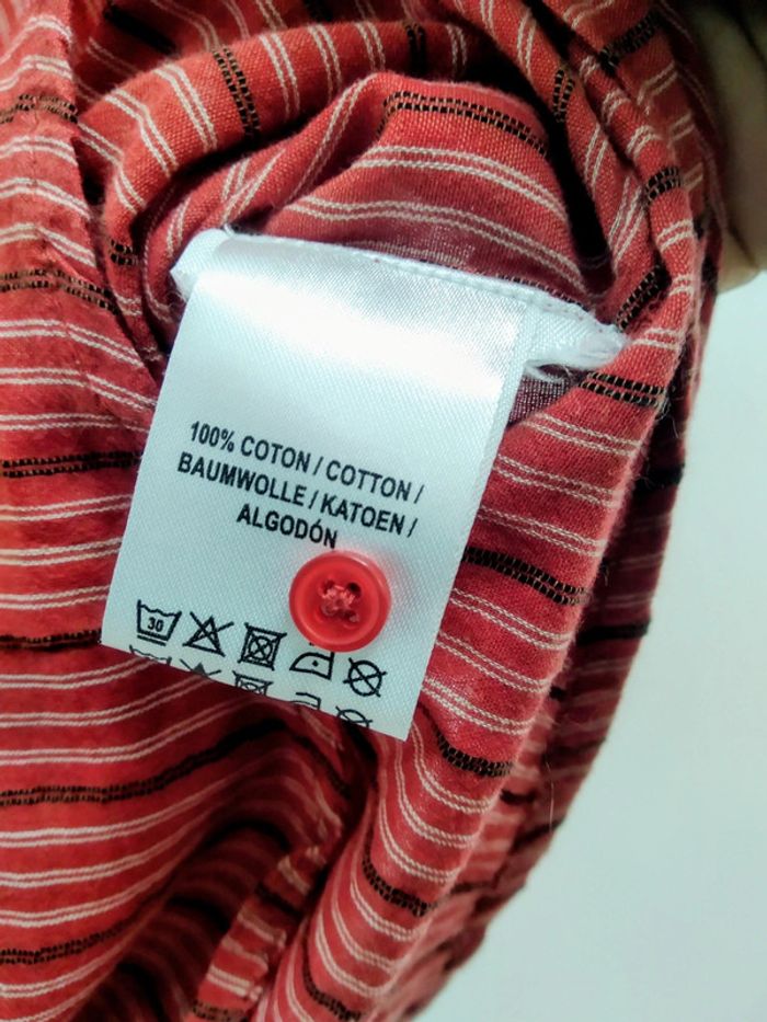 Blouse rouge Cyrillus t 36 - photo numéro 5