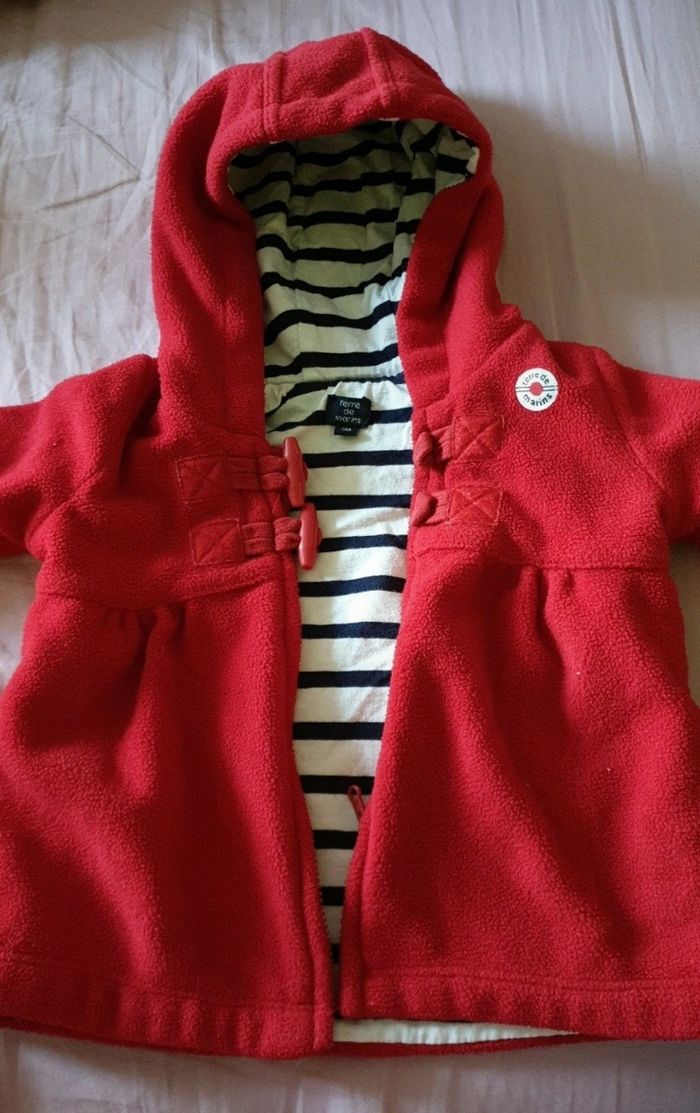 Polaire bien chaude 9 mois