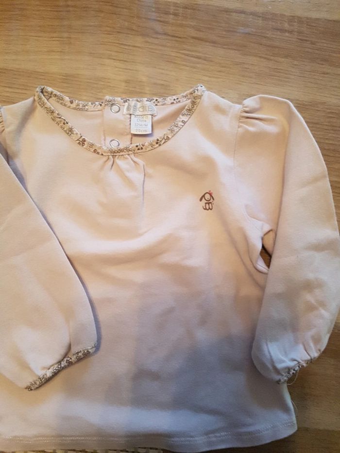 T shirt bébé fille 1 an - photo numéro 2