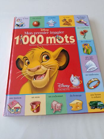 Vend livre disney mon premier imagier 1000 mots 