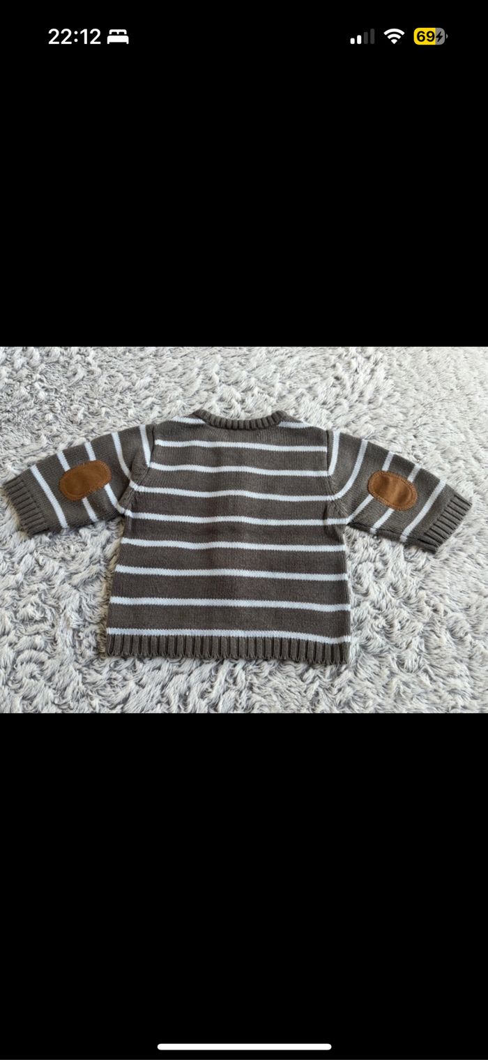 Gilet zippé Kitchoun 1 mois - photo numéro 3