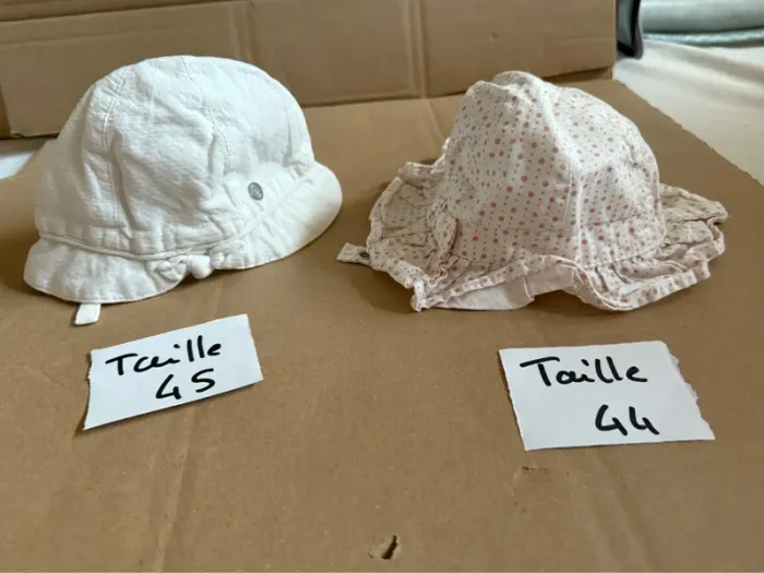 Lot de 2 chapeaux