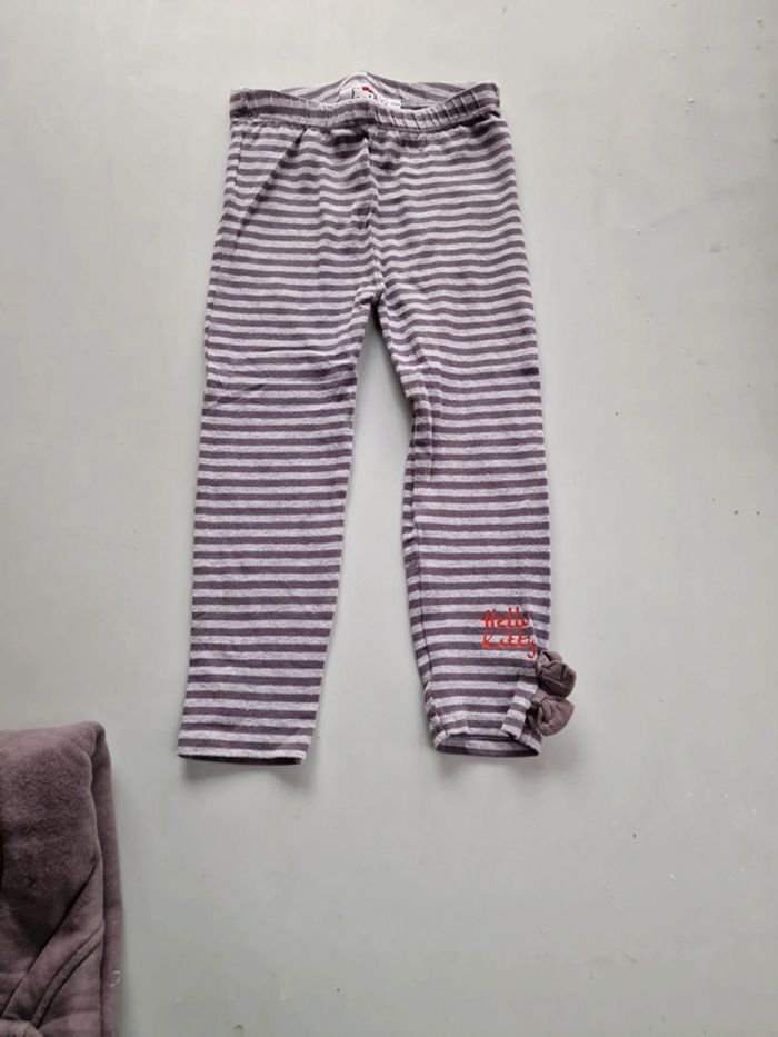 Ensemble tunique sans manches + leggings fille - photo numéro 6