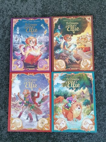 Lot bd le grimoire d'elfie tome 1,2,3 et 4