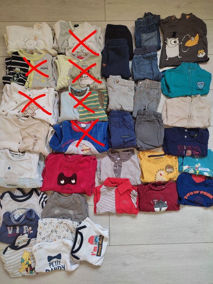 Gros lot 9 mois hiver 29 pièces