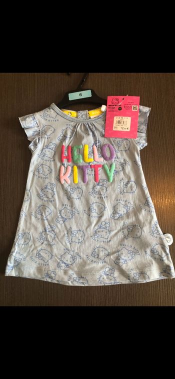 Robe fille hello kitty 67 cm 6 mois