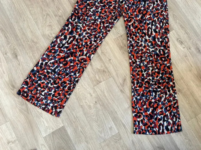Les petites pantalon fluide, été imprimé taille M/38 multicolore - photo numéro 4
