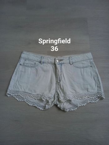 Short avec dantelle Springfield taille 36