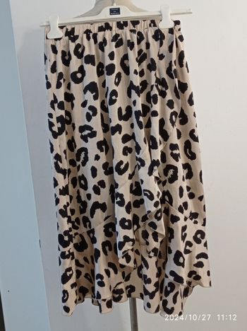 jupe beige motif de Fashion 40 réf R21 B10