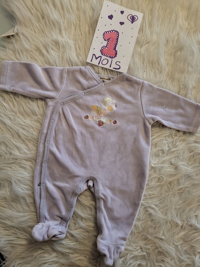 Pyjama naissance/ un mois - photo numéro 3
