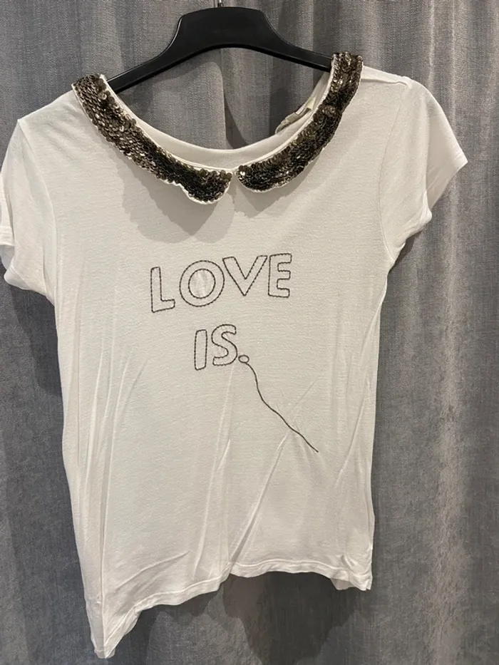 T-shirt Zara Sequins