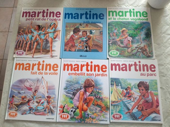 Lot de 6 livres de collection " Martine" - neufs