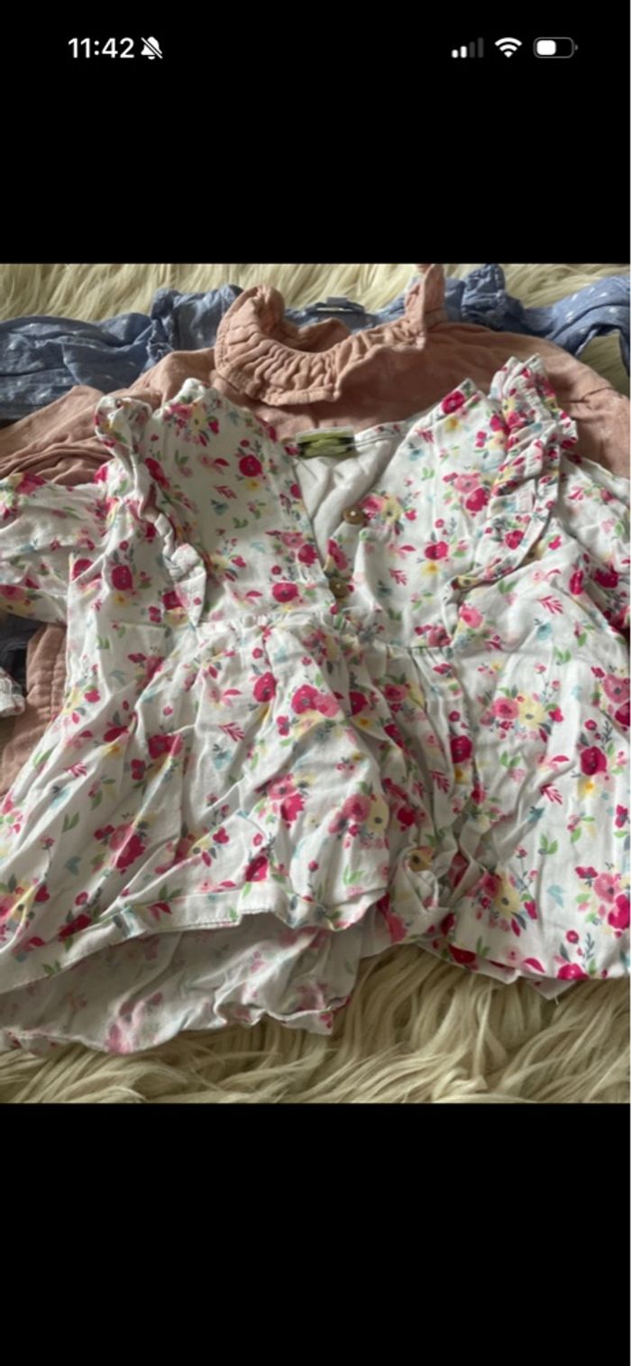 Lot blouse bébé fille - photo numéro 2