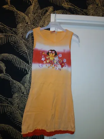 🩷 Jolie robe longue Dora taille 10 ans.