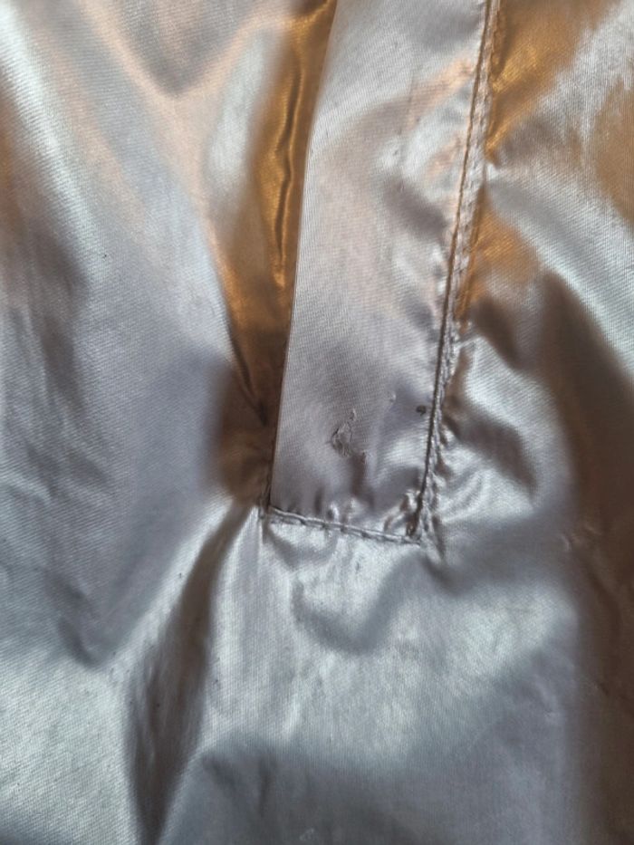 Manteau / Parka longue imperméable fourrée dorée. Laura Jo. Taille L. TBE - photo numéro 7