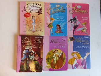 Livre roman bibliothèque rose les ballerines magiques, Disney, princesse hachette