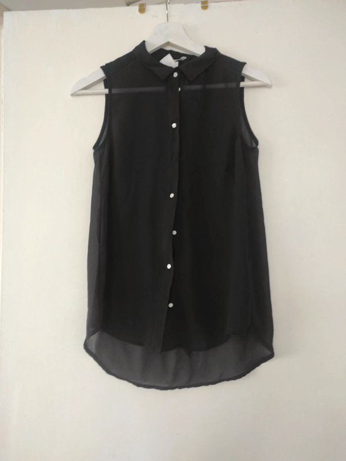 Chemise noire fluidz