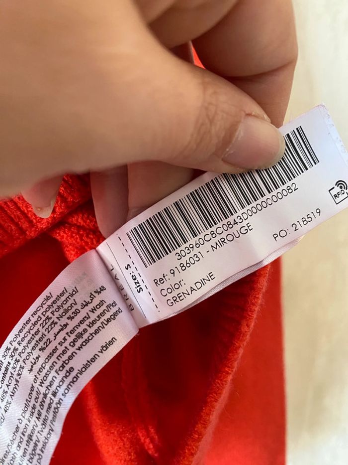 Pull orange Breal S - photo numéro 10