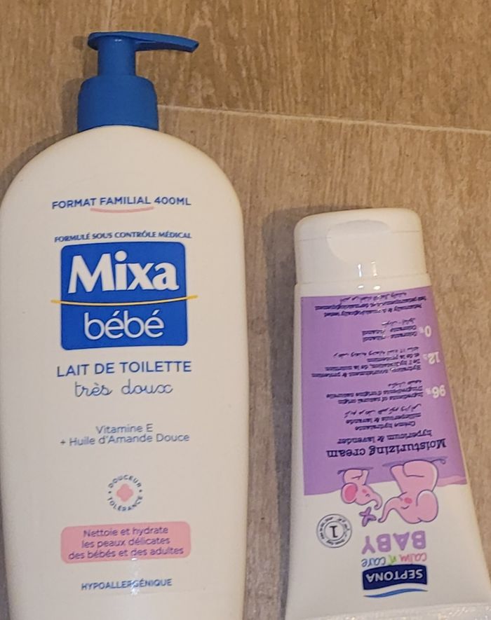 Produit hygiène mixa bébé