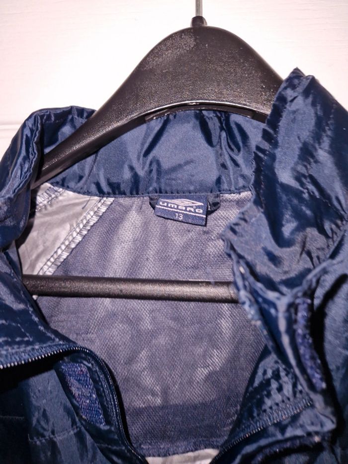 Veste de pluie extérieure umbro vintage taille 13 ans - photo numéro 4