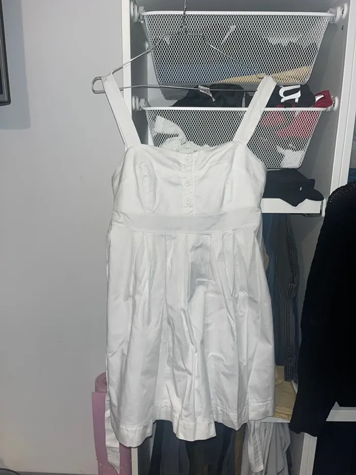 Robe coton blanche