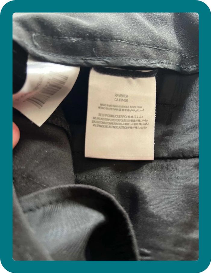Pantalon taille haute forme carotte à pinces noir - BCBGmaxazria - photo numéro 7