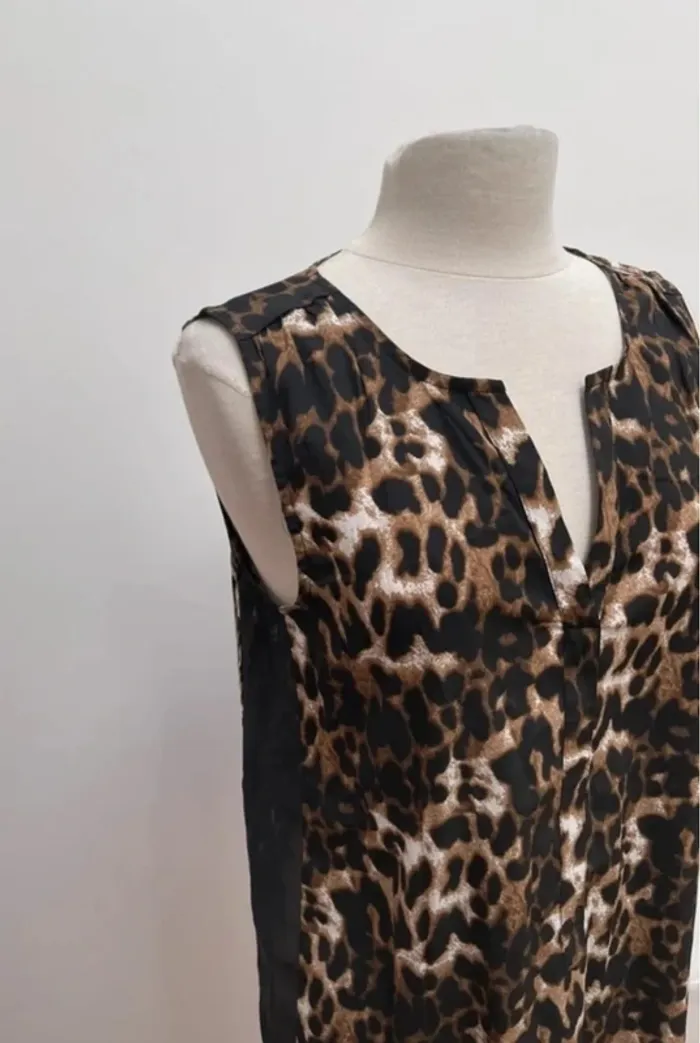 Superbe Blouse Léopard Only 🌸 L 40 38 - photo numéro 2