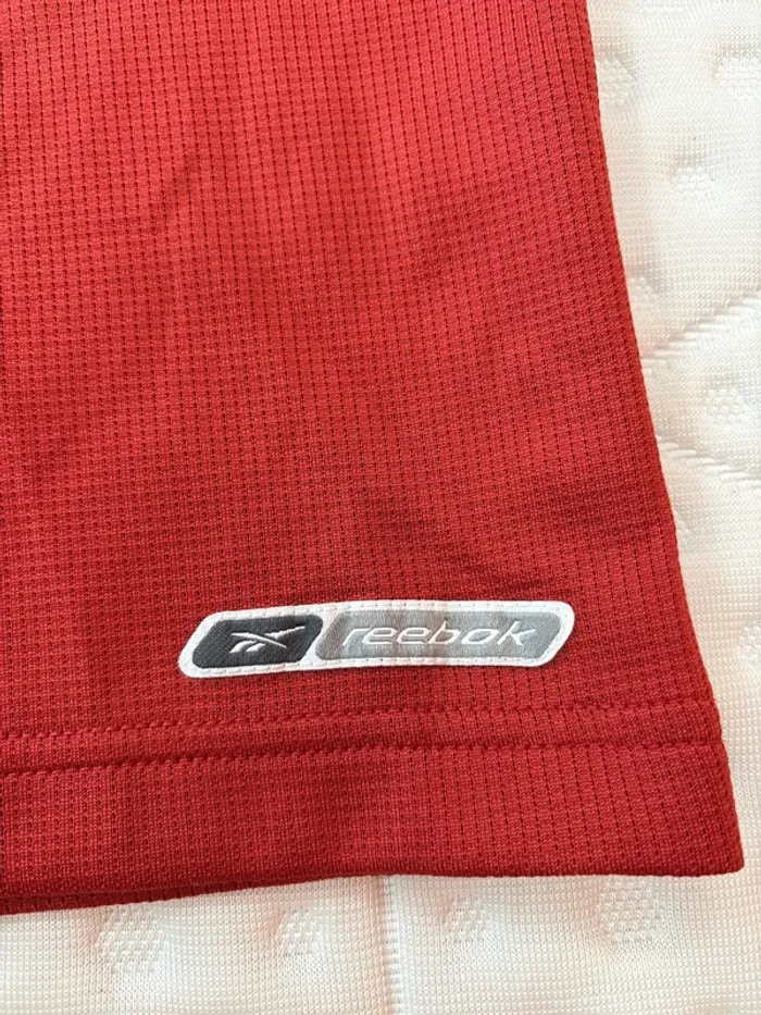T-shirt pour homme vintage Reebok taille XL rouge bordeaux - photo numéro 2