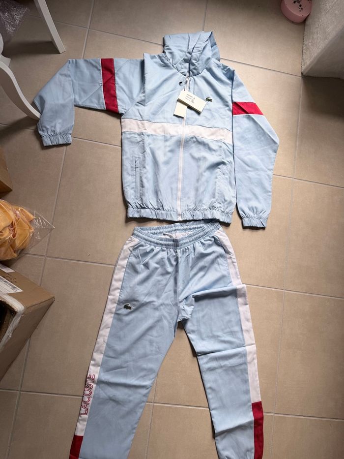 Ensemble lacoste bleu taille M - photo numéro 2