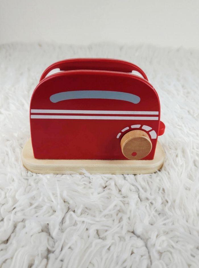Set toaster en bois marque Vertbaudet 🎅 - photo numéro 4