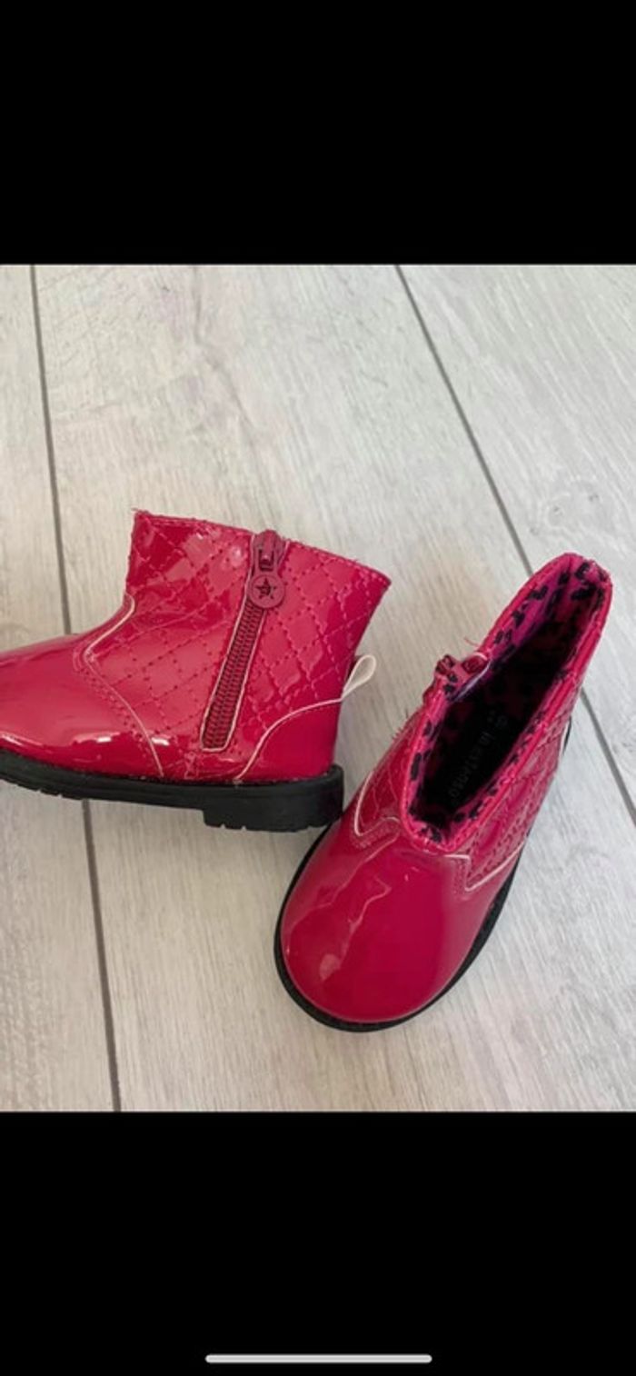 Bottine vernis rose - photo numéro 6