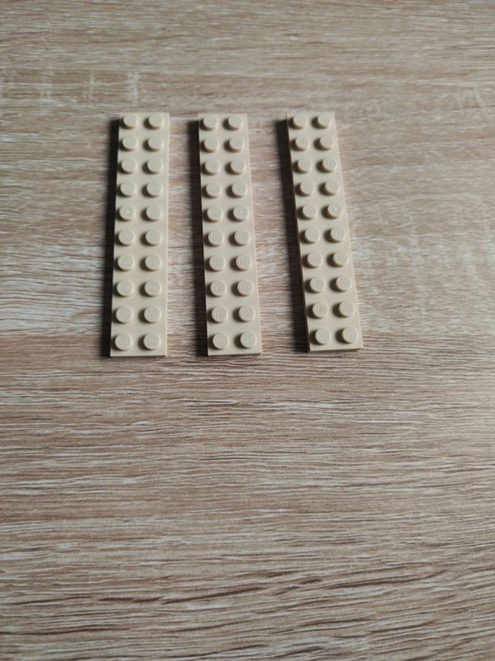 Lego 10x2 beige clair lot de 3 - photo numéro 2