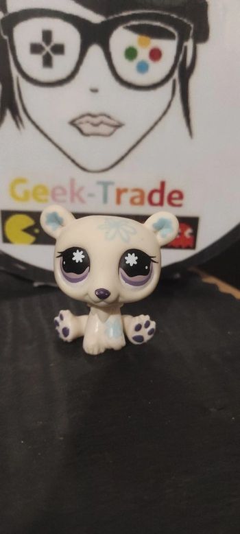My Littlest Petshop Pet Shop LPS hasbro Authentic Ours Bear Oso Polar 470