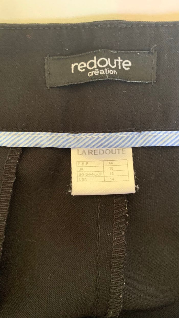 Pantalon femme La Redoute noir Taille 44 polyviscose - photo numéro 2
