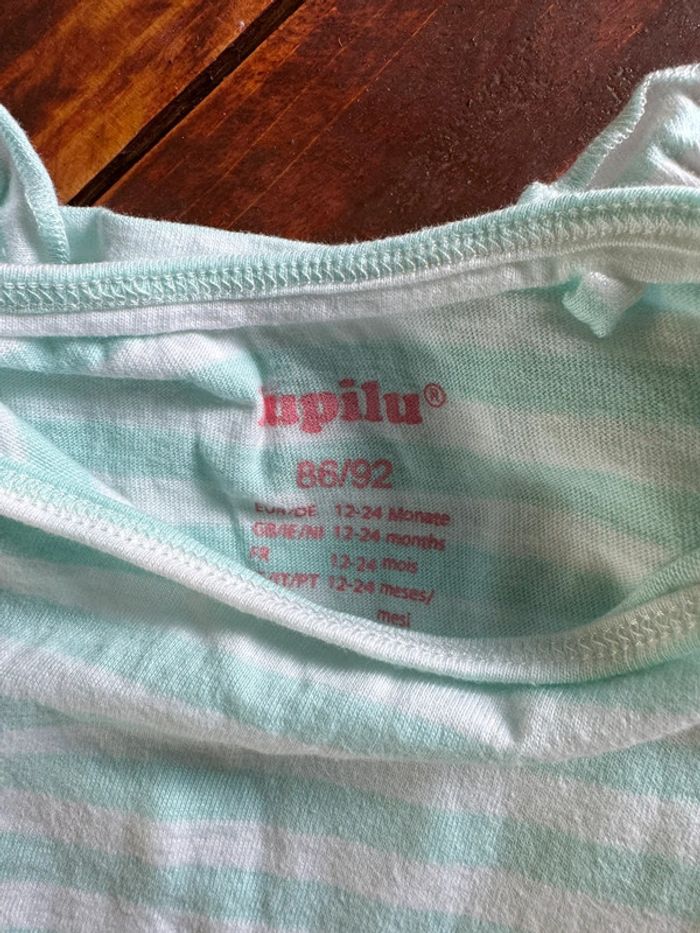 Lot 4 t-shirts manches courtes fille -18 mois - photo numéro 5