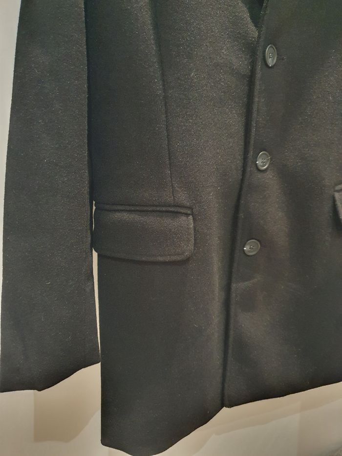 Manteau caban noir Cambridge mi-long Taille M (taille petit) - photo numéro 3