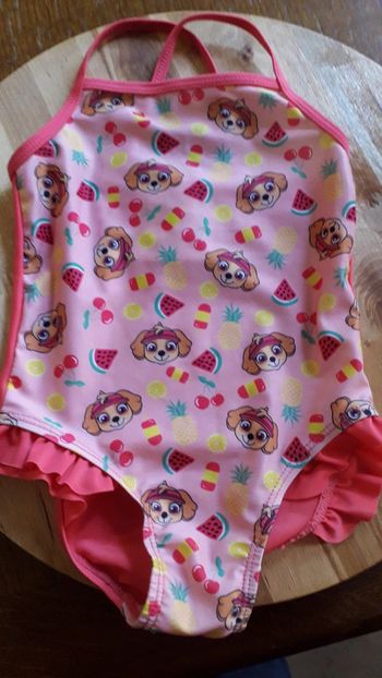 Maillot de bains 1 pièce Pax Patrol rose