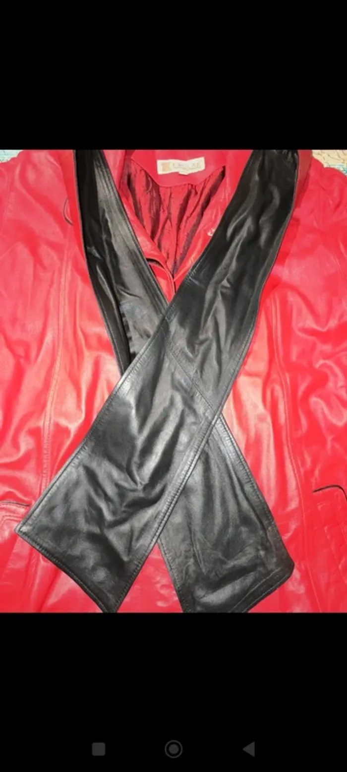 Manteau en cuir Kircilar T XL - photo numéro 4