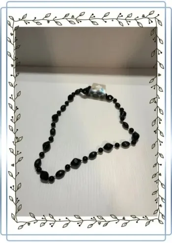 Collier noir Fashion Jewerly, neuf