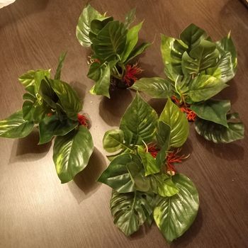 4 x decos pour aquarium