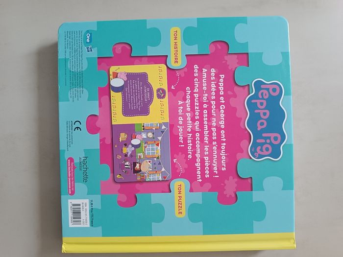 Peppa pig mon grand livre puzzles - photo numéro 2
