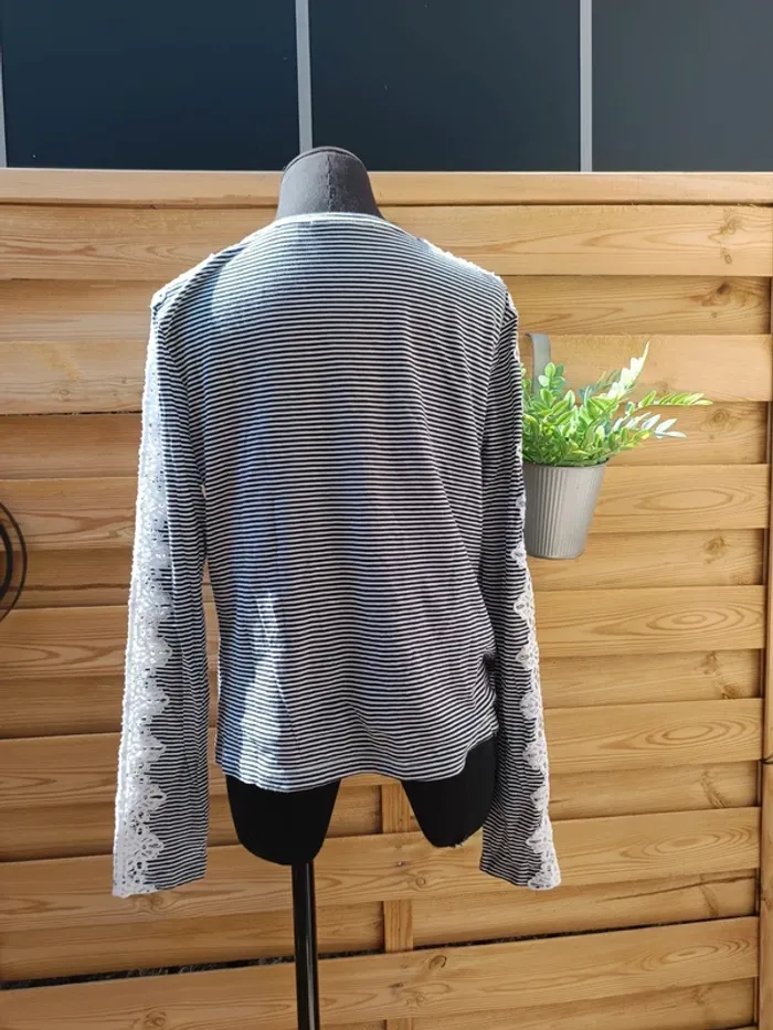 T-shirt manches crochet taille 40 - photo numéro 4