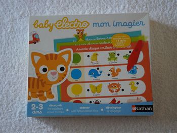 Baby Electro Mon imagier Nathan pour enfants (2-3 ans)