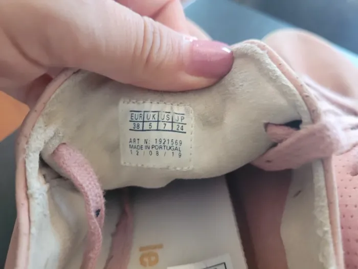 Basket peau de pêche rose poudré le coq sportif - photo numéro 9