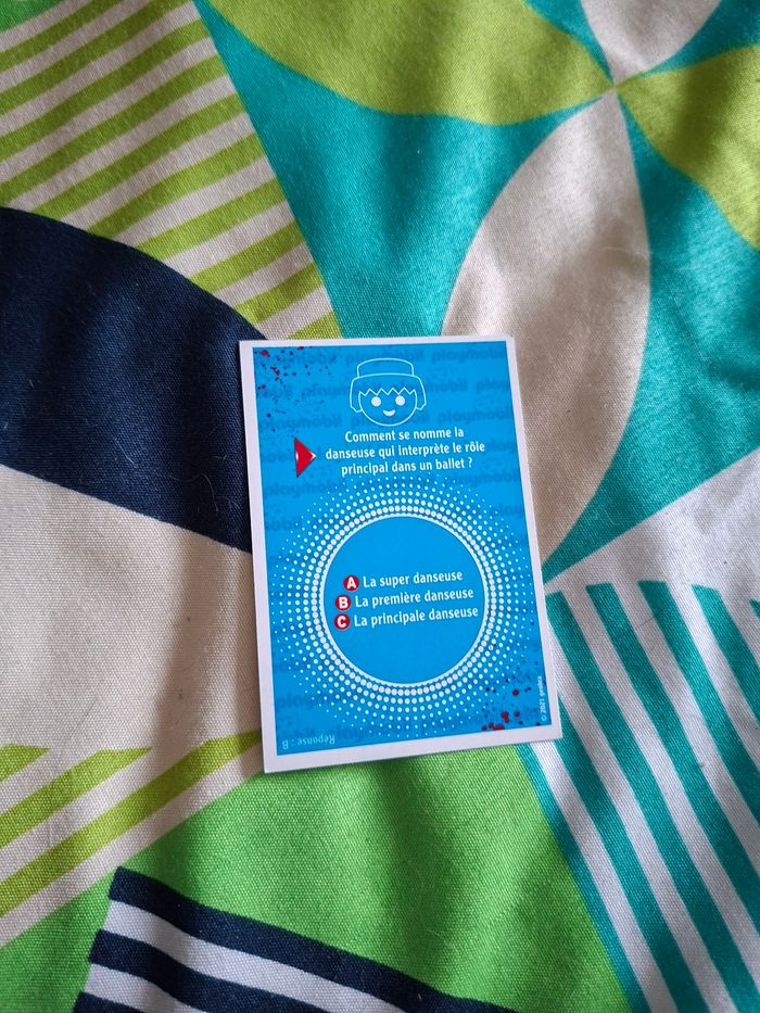 Carte playmobil tennis 29 - photo numéro 2