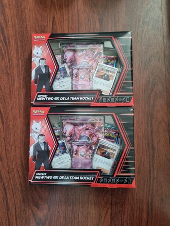 2 coffrets pokemon Mewtwo