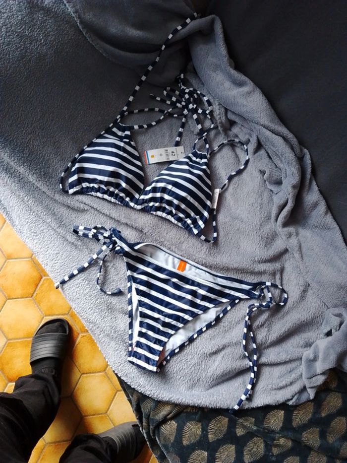 Maillot de bain marinière