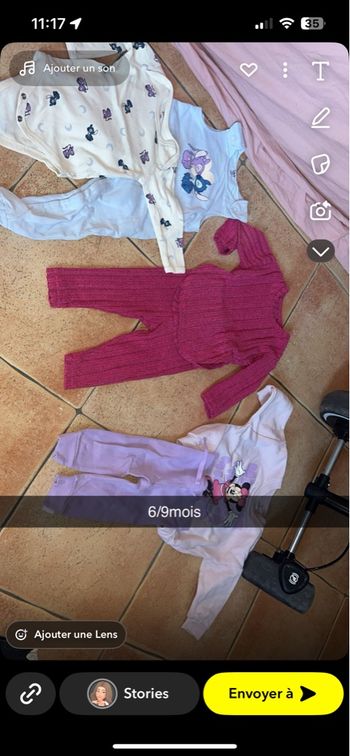 Lots habits bébé fille 