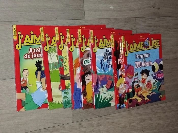 Lot de 8 magazines J’aime lire année 2019-20 L050  7595615215 - photo numéro 2